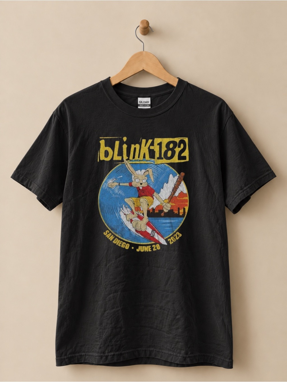Blink 182 San Diego Tee Skate Surf Punk Rock Band Unisex T-shirt